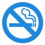 Private Health Quoter Non Smoking Blue Icon